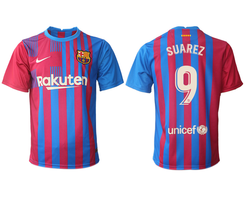 Men 2021-2022 Club Barcelona home aaa version red #9 Nike Soccer Jerseys1->borussia dortmund jersey->Soccer Club Jersey